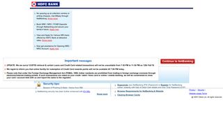 HDFC Bank NetBanking - Internet Banking Services by HDFC Bank