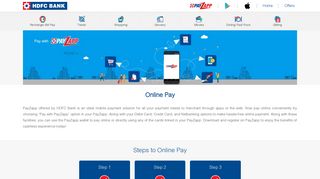Online Pay – Make all your Online Payment with PayZapp by HDFC ...
