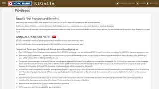 Regalia First - HDFC Regalia – Credit card loyalty program for HDFC ...