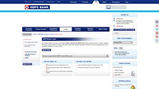 NRI Home Loan - Apply for NRI Housing Loan in India at HDFC Bank
