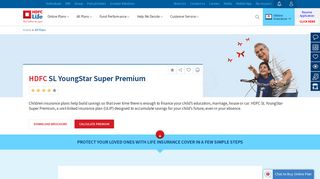 HDFC YoungStar Super Premium - Child ULIP Savings Insurance Plan