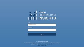 Login - Hospital Data Insights - US News & World Report