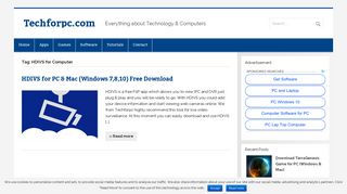HDIVS for Computer - Techforpc.com
