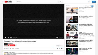 Tools and Tips – HDpiano Premium Subscriptions - YouTube