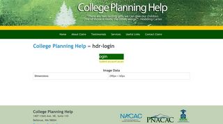 hdr-login :: - College Planning Help