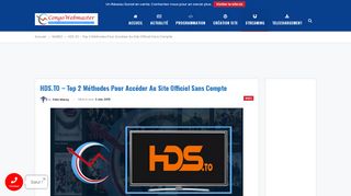 HDS.TO - Top 2 Méthodes Pour Accéder Au Site Officiel Sans Compte