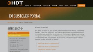 HDT Customer Portal | HDT Global