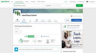 Head-Royce School Reviews | Glassdoor