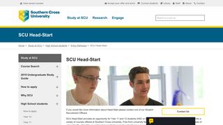 SCU Head-Start - Entry Pathways - High School Students - Study at ...