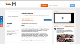 Headhonchos.com | Recruitment - - HR Marketplace