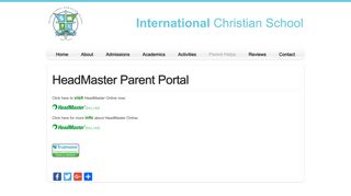 HeadMaster Parent Portal | International Christian School