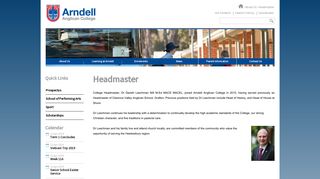 Headmaster | Arndell Anglican College