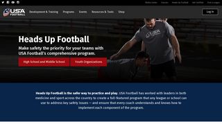 Heads Up Football | Player Safety Program | USA Football