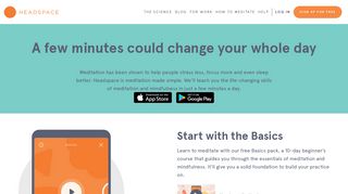 Guided Meditation and Mindfulness - The Headspace App
