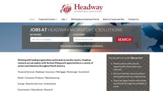 Headway Workforce Solutions Talent Network