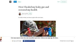 How I healed my leaky gut and restored my health – Feed Your Brain ...