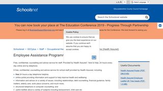 Employee Assistance Programme (Health Assured) - Schoolsnet