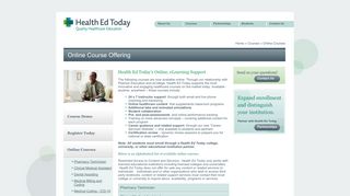 Online Courses - Quality Healthcare Education - Health Ed Today ...