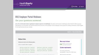 HealthEquity Employer Portal Webinars