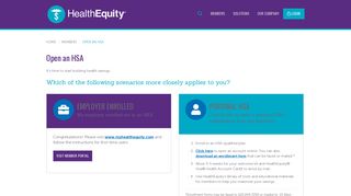 Open an HSA | HealthEquity