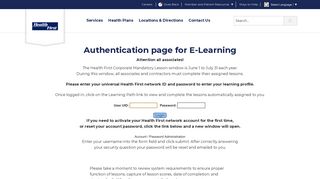 Online Learning Login - Health First