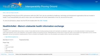 HealthInfoNet - Maine's statewide health information exchange ...