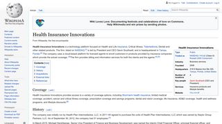 Health Insurance Innovations - Wikipedia