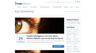 Eye Screening | Health Intelligence
