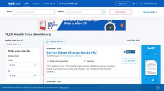 Health Jobs | Healthcare Jobs & Vacancies - reed.co.uk