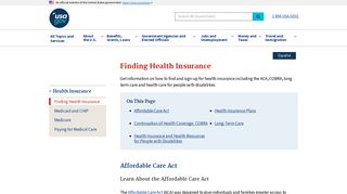 Finding Health Insurance | USAGov
