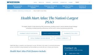 Health Mart Atlas—PSAO for Community Pharmacies | McKesson