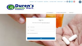 Login | Duren Health Mart Pharmacy | Waynesboro - Linden ...