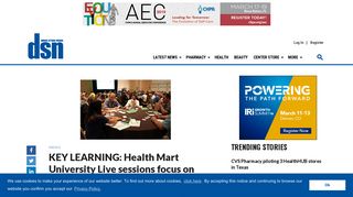 KEY LEARNING: Health Mart University Live sessions focus on ...