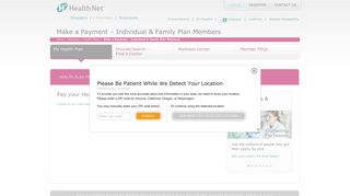 Individual & Family Plan Members – Make Your Payment - Health Net