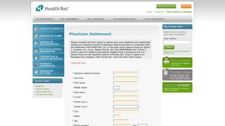 Health Net Provider