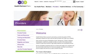 Medicaid Providers Pennsylvania | Health Partners Plans