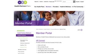Member Portal | Health Partners Plans