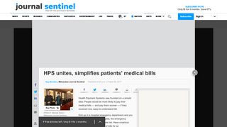 HPS unites, simplifies patients' medical bills