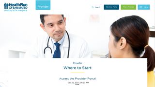 Access the Provider Portal - Health Plan of San Mateo