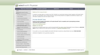 Eligibility and Plan Coverage Information - Intermountain Physician