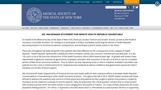 Health Republic Insurance Update - MSSNY