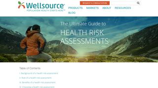 Health Risk Assessments - Wellsource
