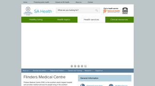 Flinders Medical Centre :: SA Health