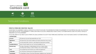 Health Service Discounts Cashback Card - Employers