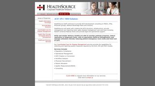 HealthSource - ACO / IPA / MSO Solutions