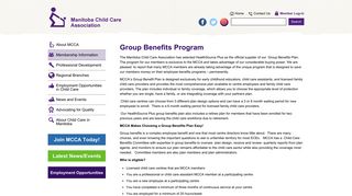Group Benefits | MCCA - Early Childhood Education
