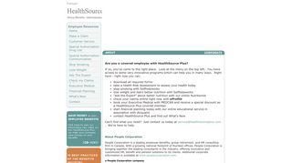 HealthSource Plus - Benefit Advisors