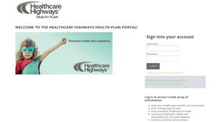 the healthcare highways health plan portal! - Healthx