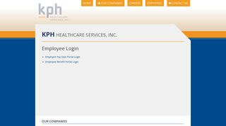 Employees | KPH Healthcare Services