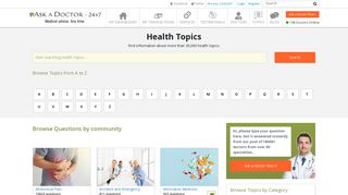 Health Topics - HealthcareMagic